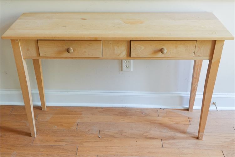 Two (2)  Drawer Writing Table