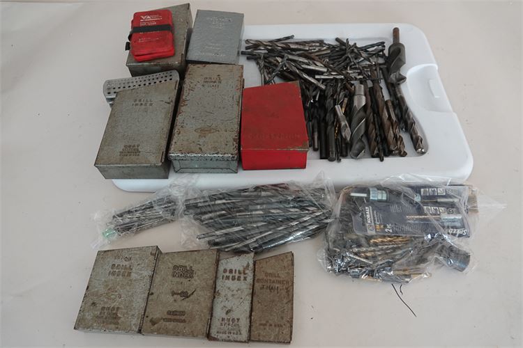 Group Lot of Drill Bits