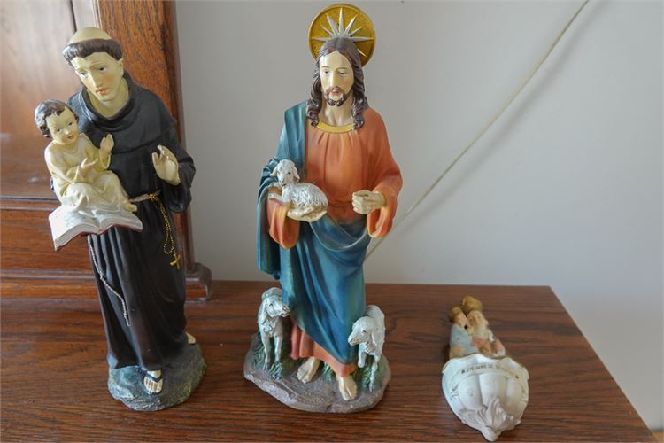 Figures of Christ, Disciple  & The Virgin Mary