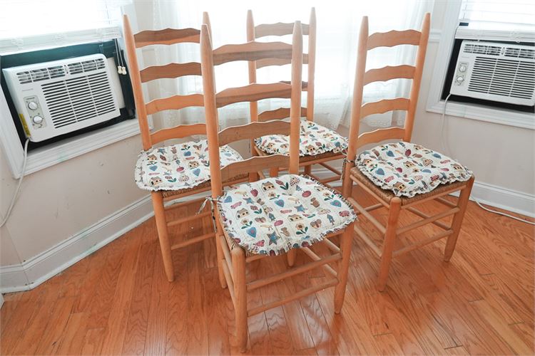 Lot of Four (4) Farmhouse Chairs