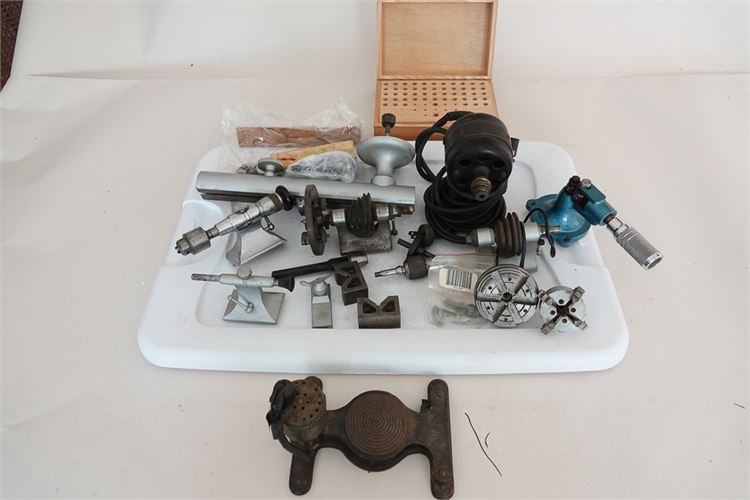 Group Lot of Machinist Tools and Supplies