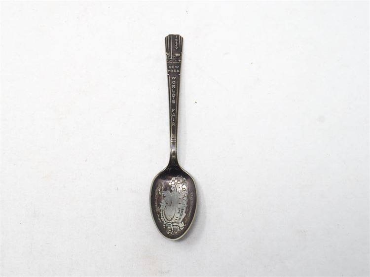 Vintage 1939 World's Fair Silver Plated Spoon