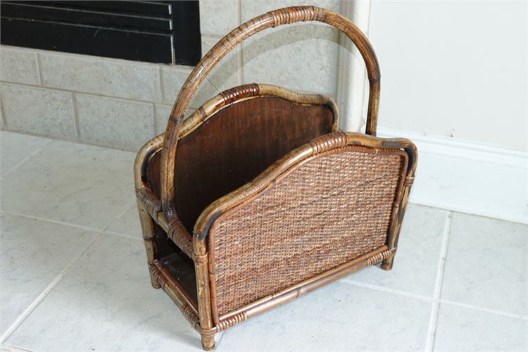 "Florida Regency" Rattan Magazine Rack