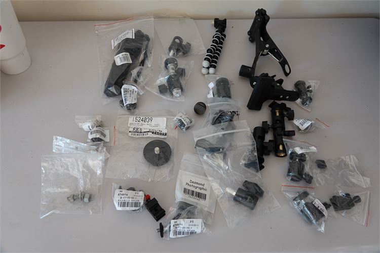 Group Lot of Camera Tripod Accessories