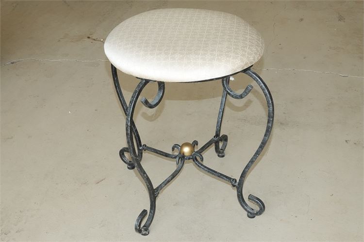 Wrought Iron Dressing Stool