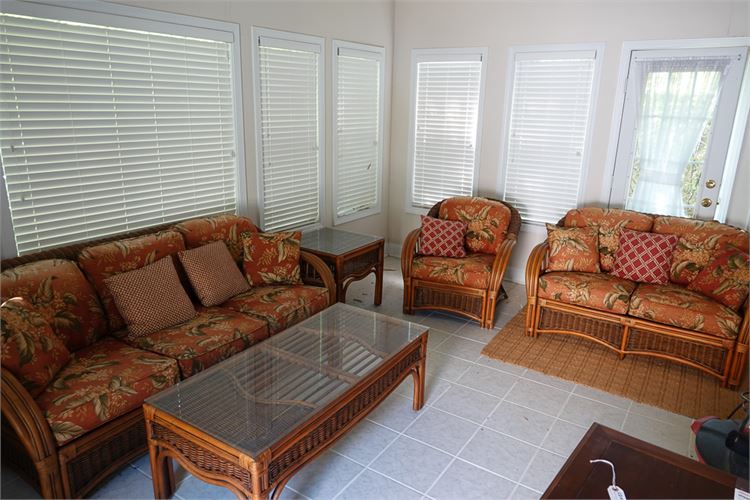 "Florida Regency" Rattan Furniture Suite