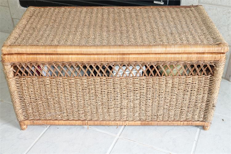 Wicker Storage Chest