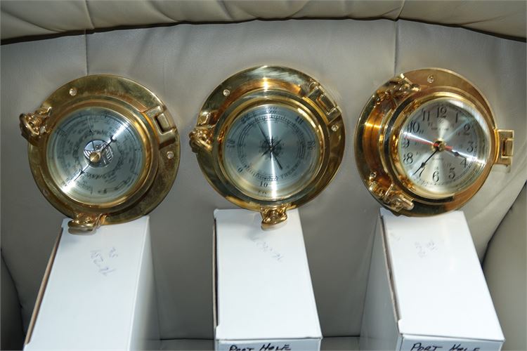 Set of Brass Port Hole Instruments