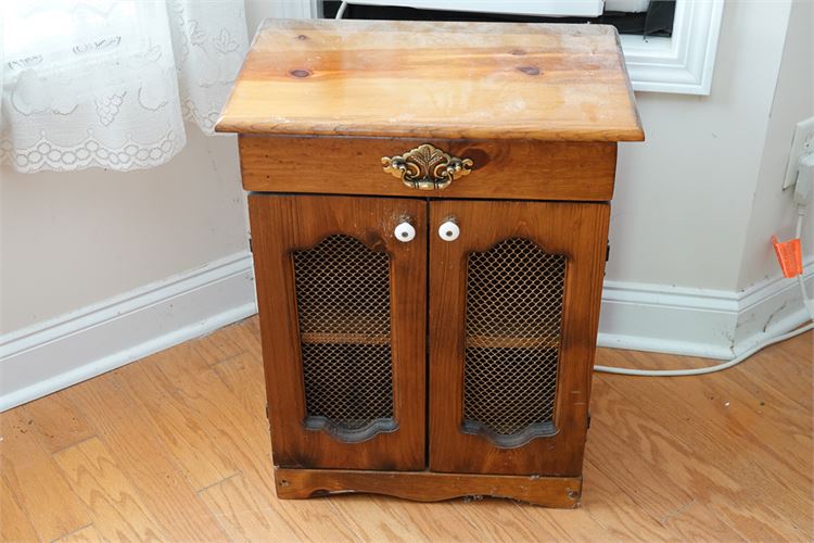 Vintage Pine Side Cabinet