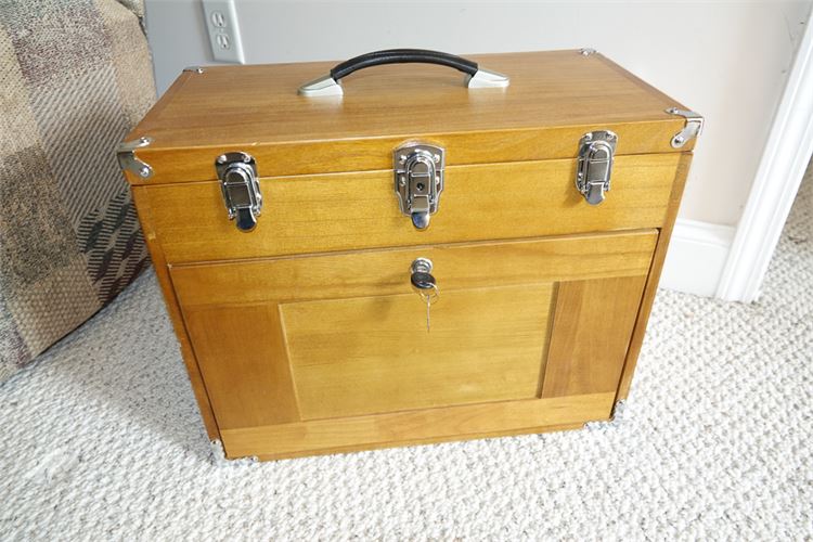 Eight Drawer Wooden Tool Case