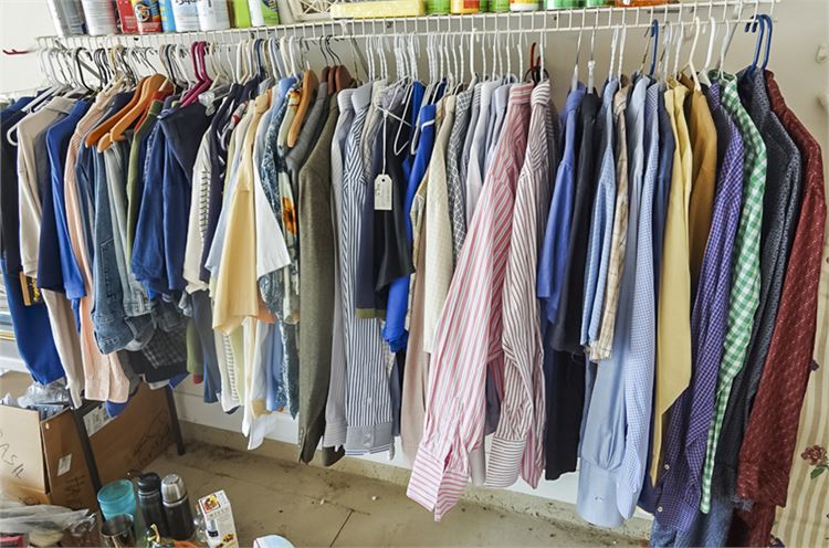 Group Lot of Men's Shirts & Jackets