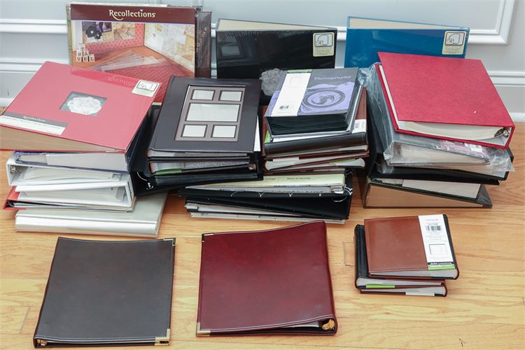 Lot Blank Photo Albums