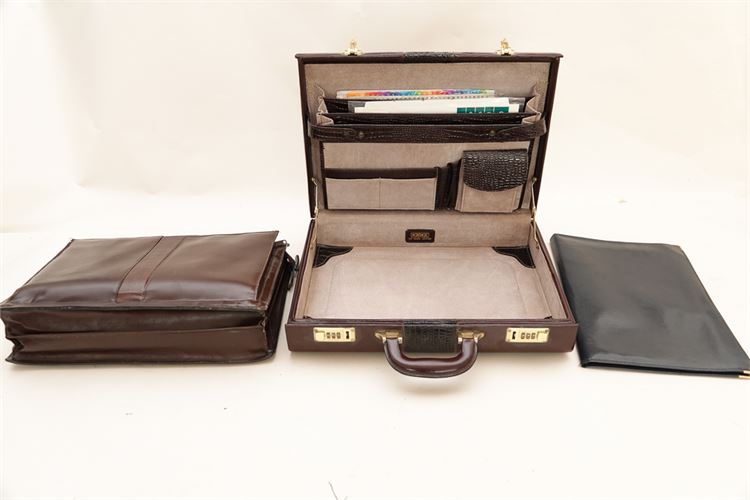 Men's Briefcase and Leather Document Bag