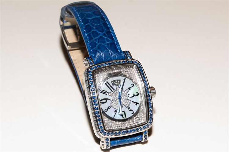 DeLaCour #219 Gents/Ladies Diamond and Sapphire Limited Edition