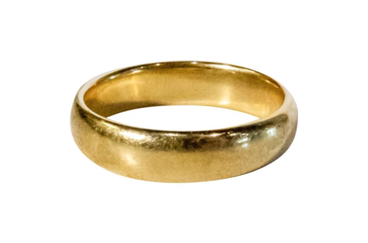 Vintage 14K Yellow Gold Wedding Band