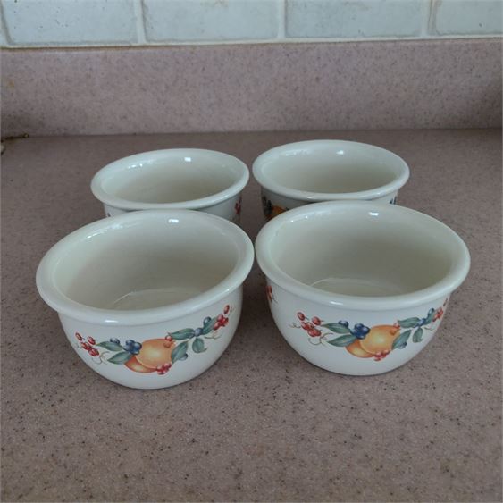 Set (Four) 4 Corelle Cooking Bowls