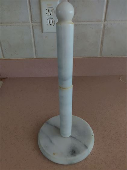 Marble Paper Towel Holder