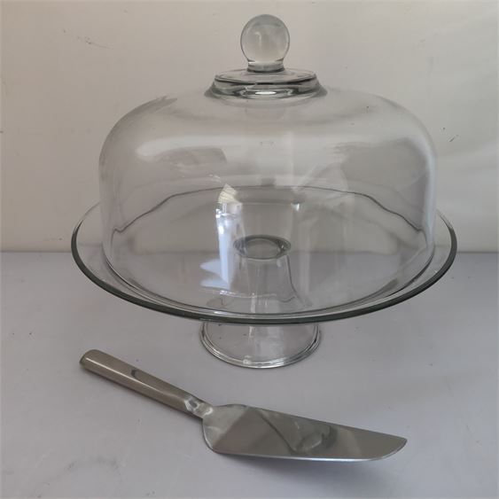 Cake Dish w/Stand & Server