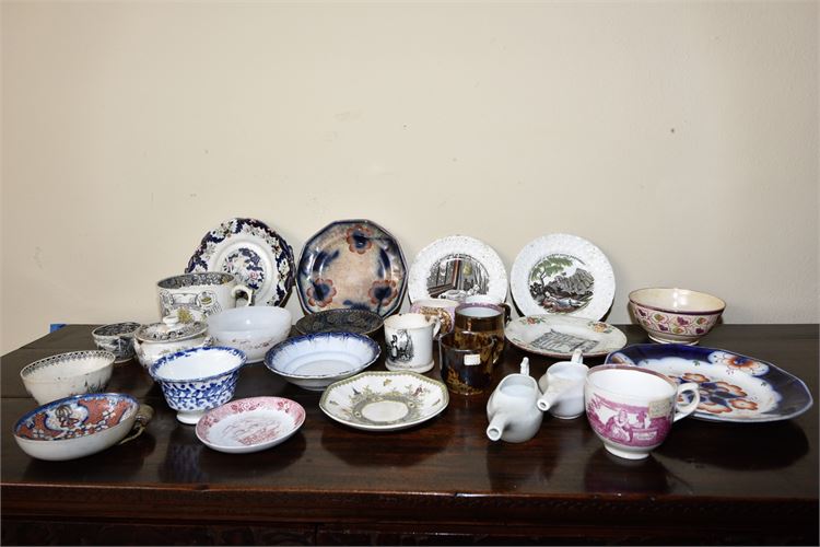 Quantity of  Porcelain Dishes with Christian Theme