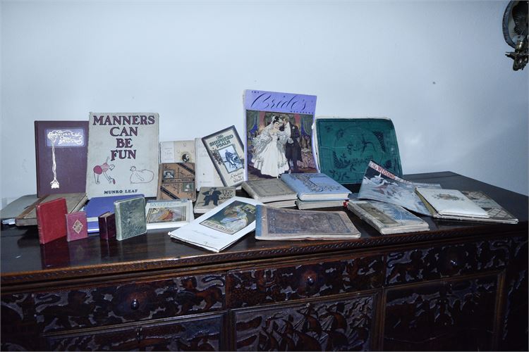 Mixed Lot Antique Victorian Books/Pamphlets