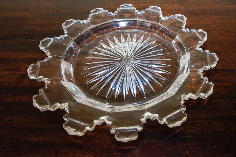 Cut Glass Candy Dish