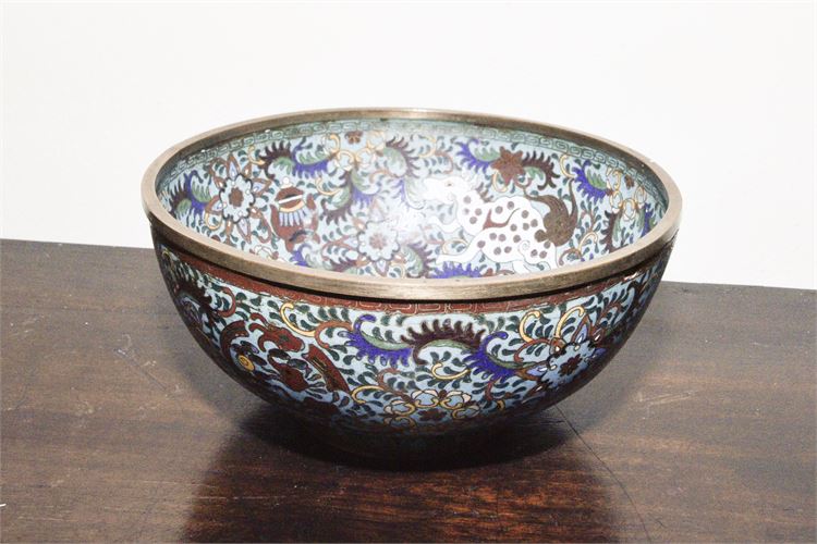 Chinese Cloisonne Enameled Bowl