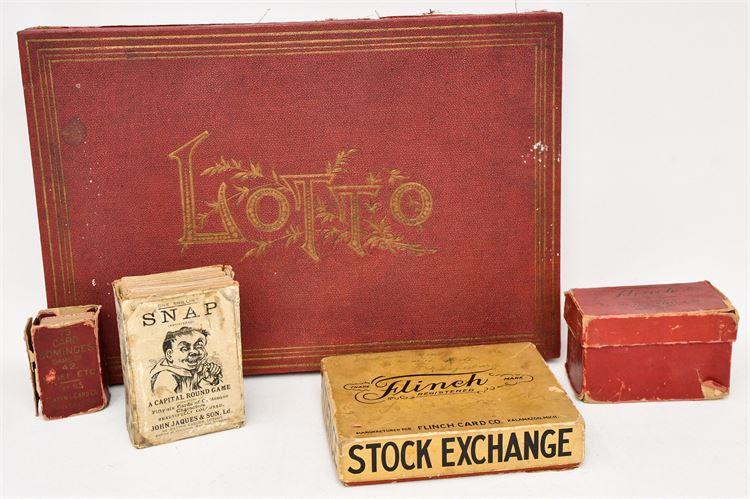 Antique Board & Card Games