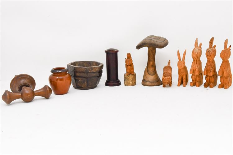 Wood Figural & Animal Carvings