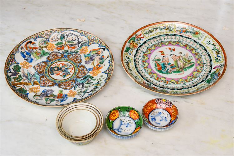 Vintage Asian Plates and Dishes