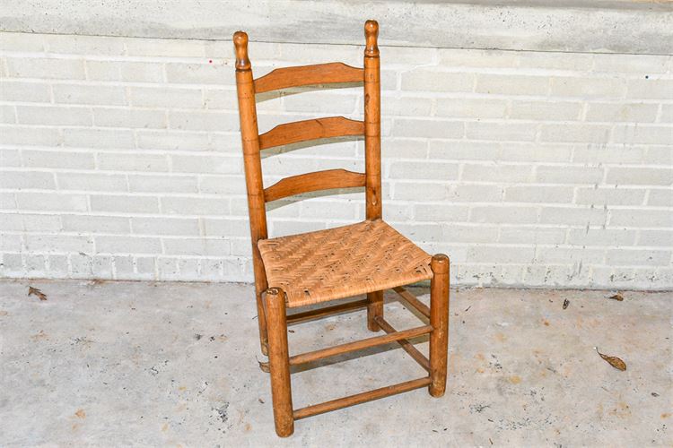 Antique "Shaker" Style Oak Side chair