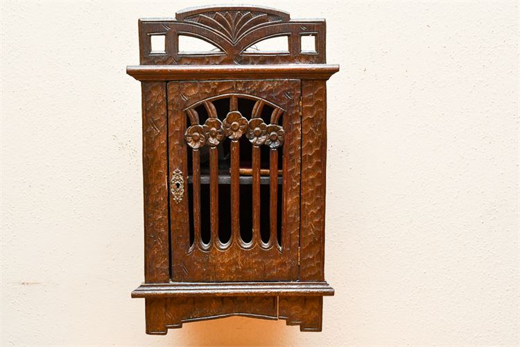 Antique Carved Wall Mounted Box