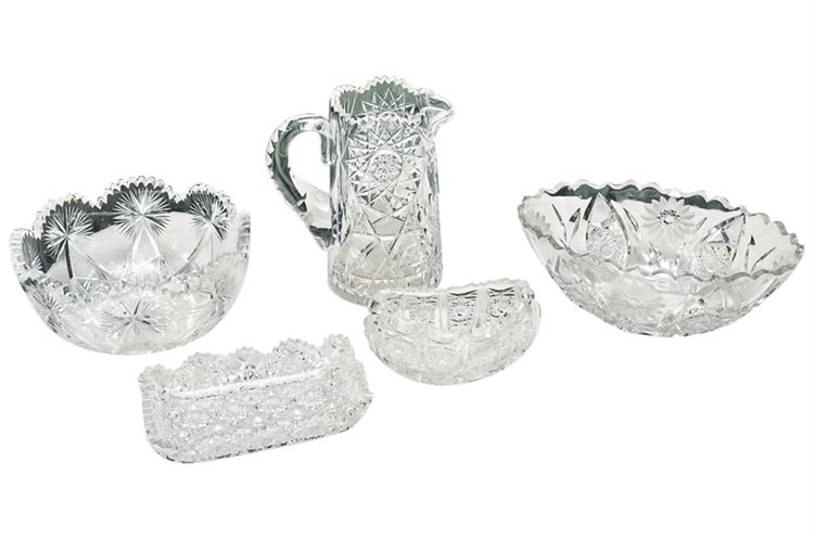 Antique Cut Glassware