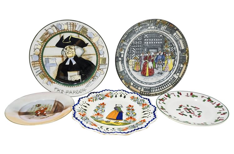 Fine Selection of European Decorative Ceramic Plates