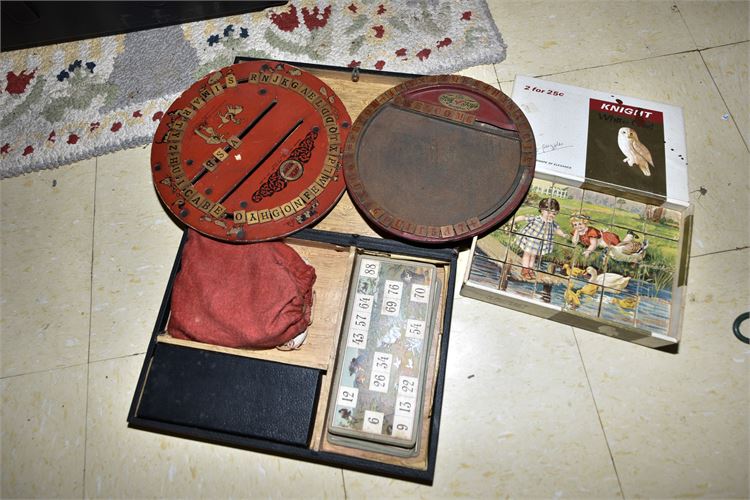 Vintage Children's Board Games