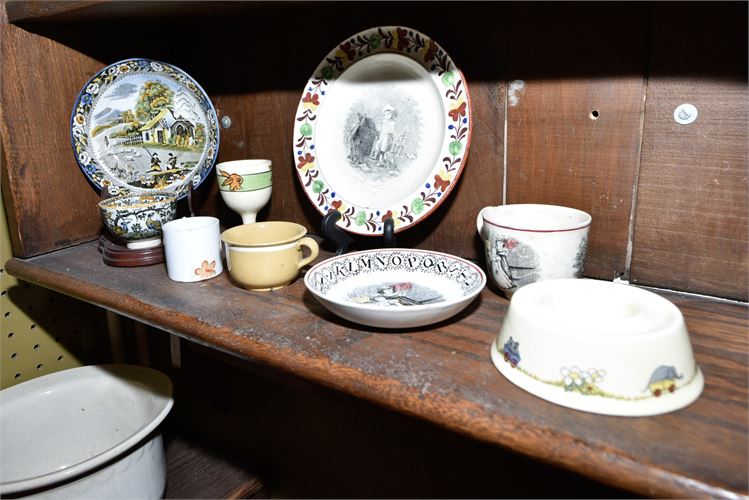 Vintage and Antique Dishes With Children Motifs