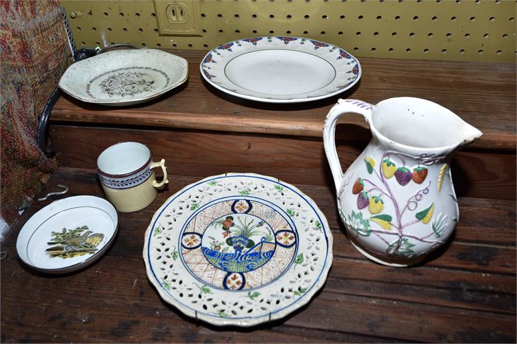 Five (5) Vintage and Antique Porcelain Dishware