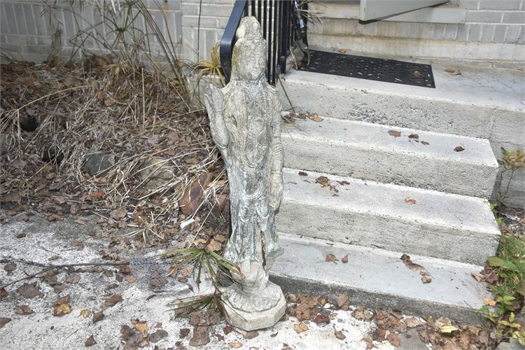 Concrete Hindu Goddess Statue