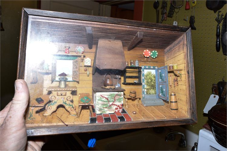 Miniature Room in Shadowbox