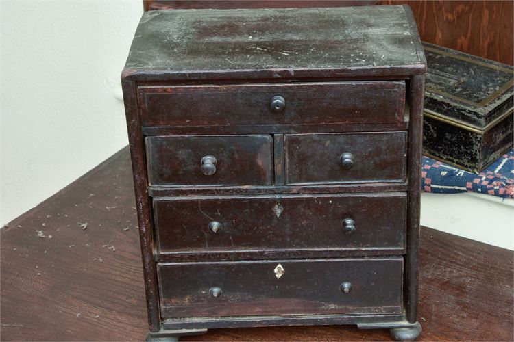 Miniature Antique Chest of Drawers