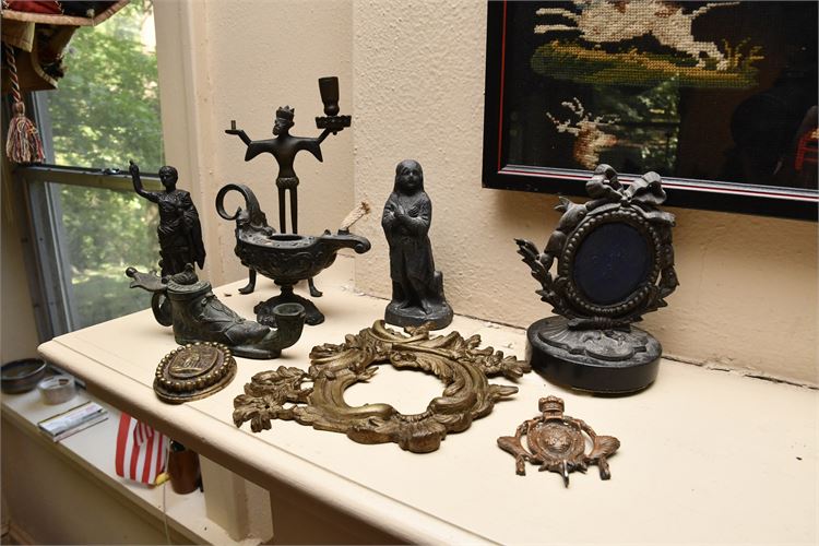 Vintage & Antique Cast Metal Figures & Objects