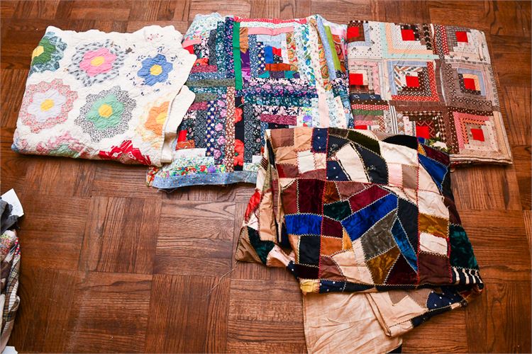 Hand Made Older Quilts & Blankets