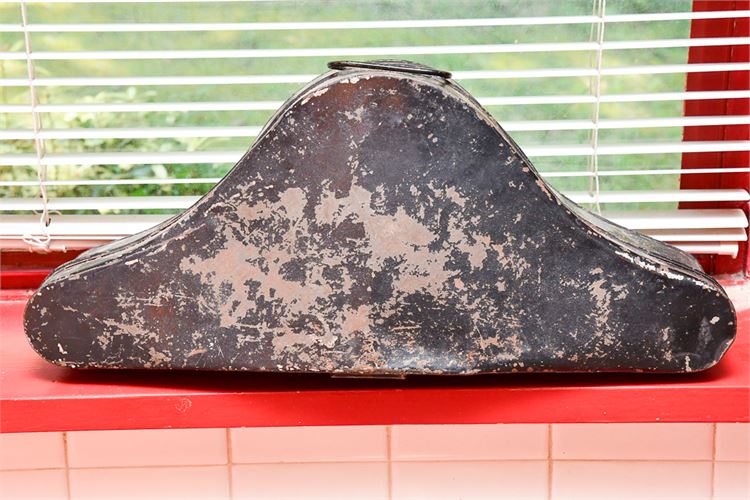 1800's Metal Ships Captain's/Military Hat Travel Box