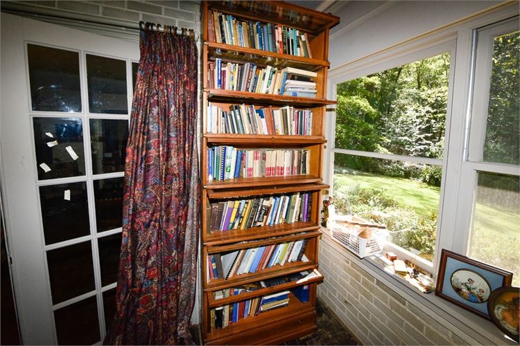 Oak Barristers Seven Section Stacking Bookcase