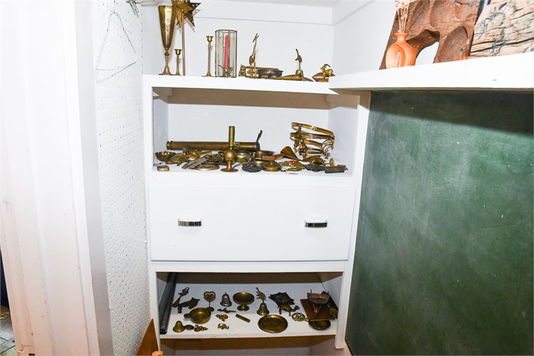 Large Array of Metal Collectibles