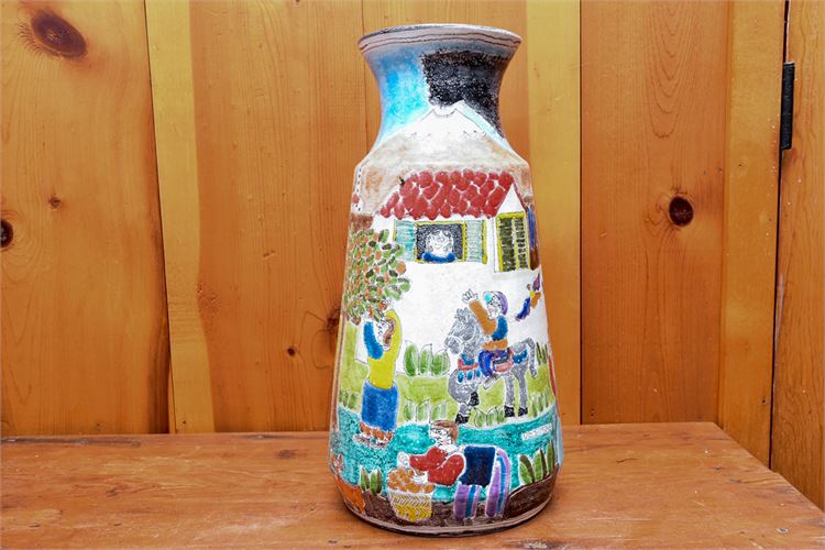 Desimone Mid Century Large Italian Ceramic Vase