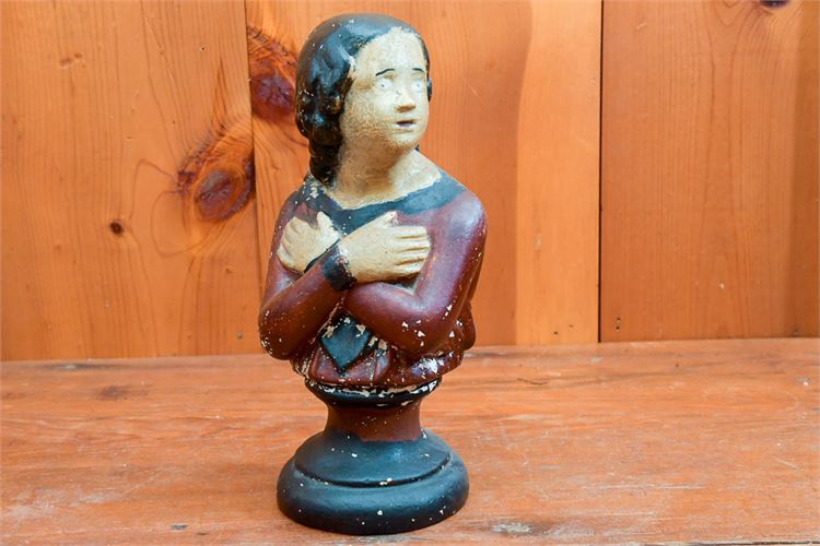 Antique Chalk Figure