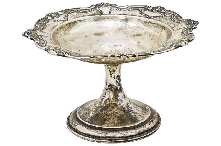 Antique GORHAM Sterling Silver Weighted Compote