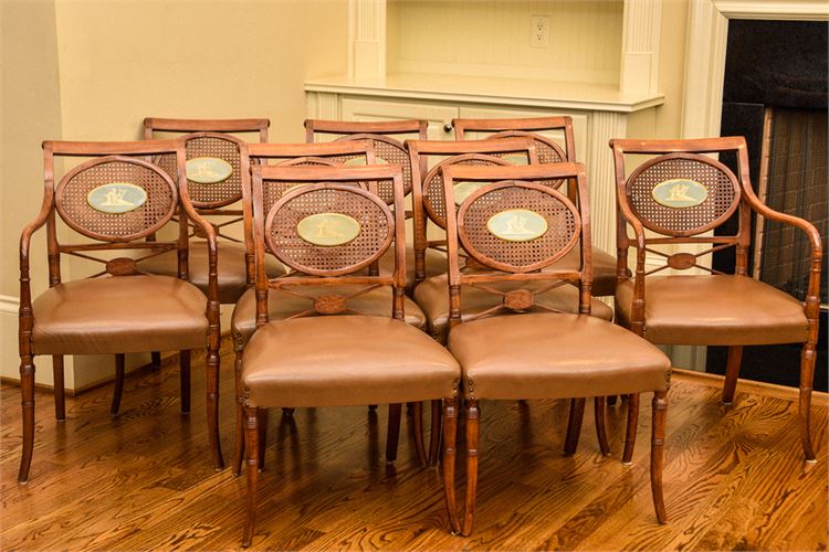 Set of 10 Regency Style Dining Chairs