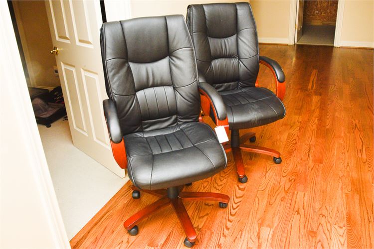 Two Leather Office Chair