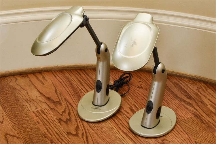 Pair of "Lights of America" Lamps